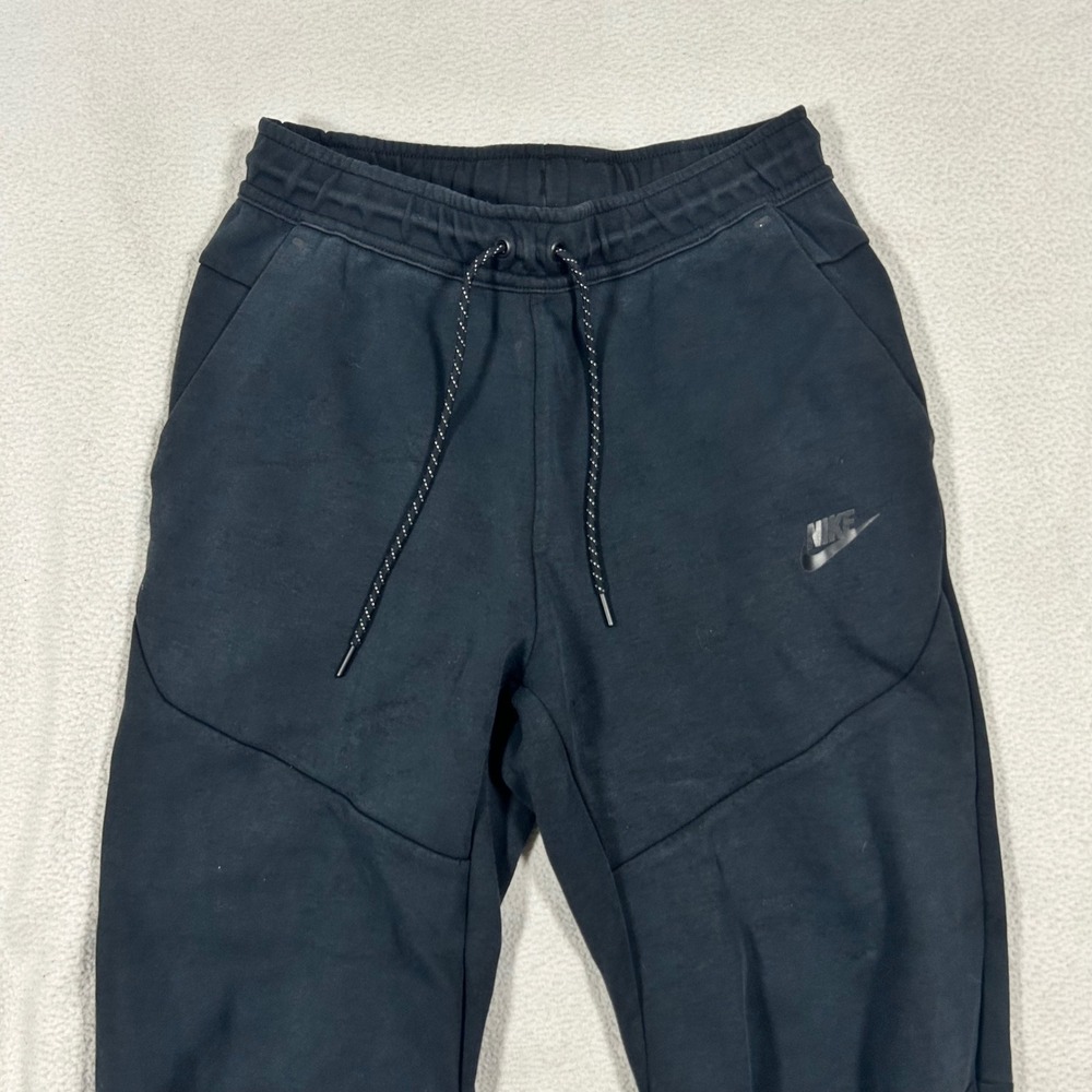 Nike Tech Fleece Joggers Mens Small Black Slim Fit CU4495-010
